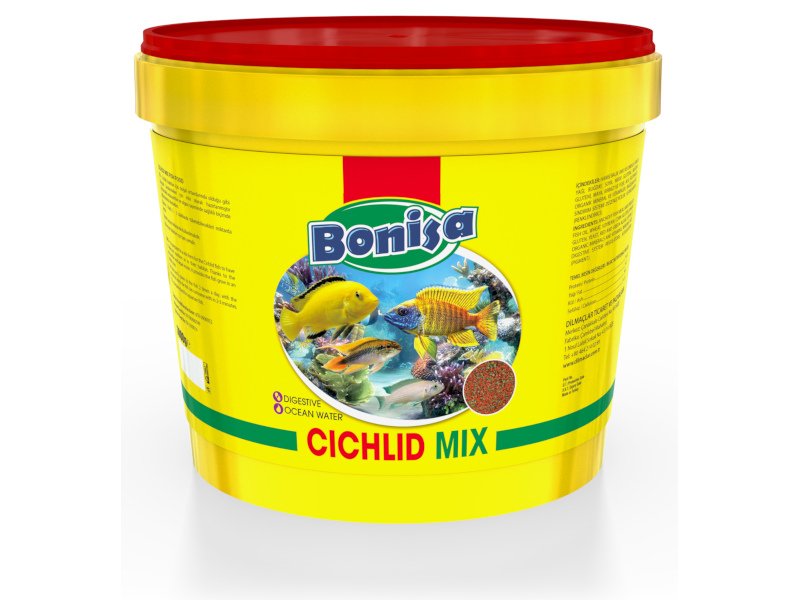 Bonisa Cichlid Mix Granulat 3 Kg Kova Balık Yemi