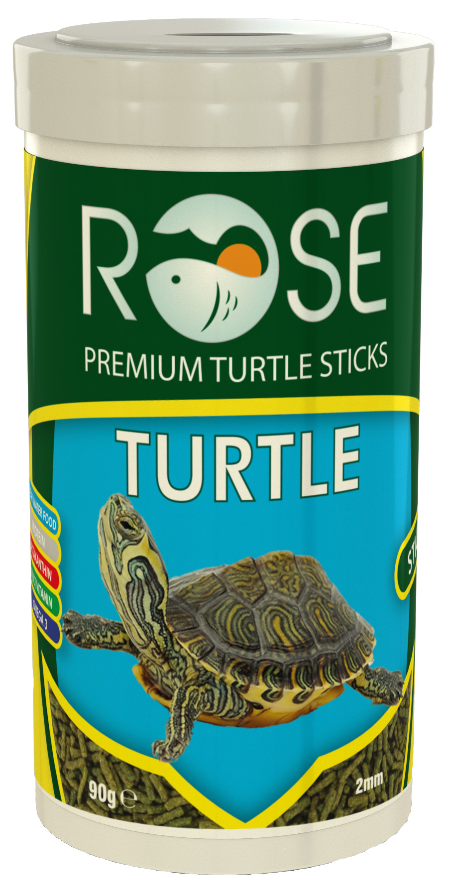Rose 100ml Turtle Sticks Kaplumbağa Yemi