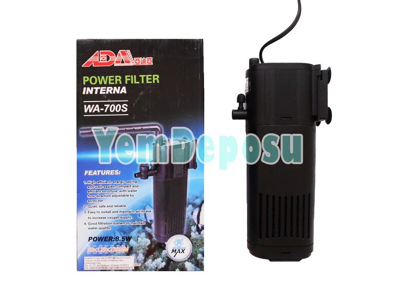 ADA POWER FILTER INTERNA WA-700S AKVARYUM İÇ FİLTRESİ 8.5W