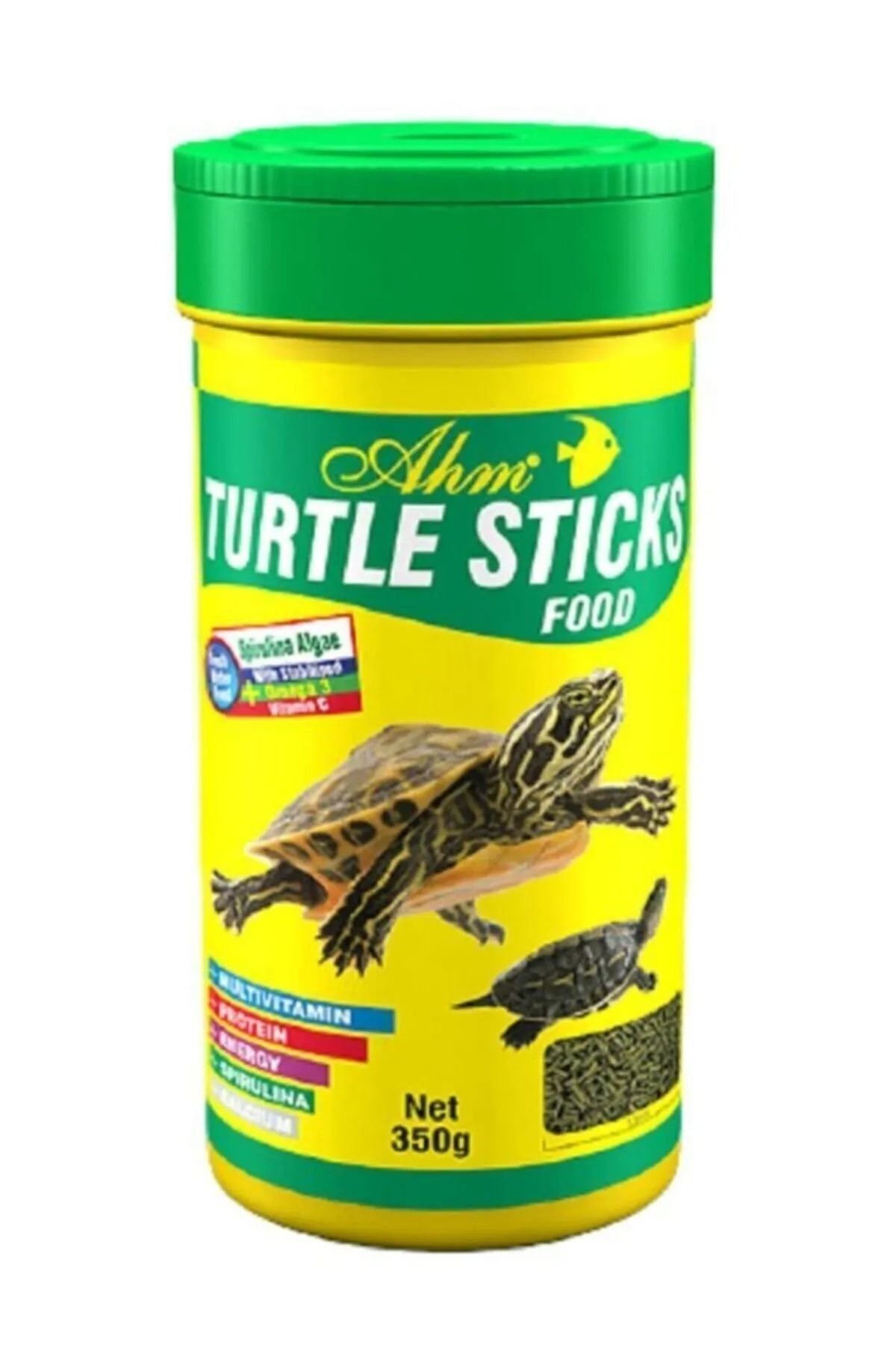 Ahm Turtle Sticks Green Food Kaplumbaga Yemi 1000 Ml