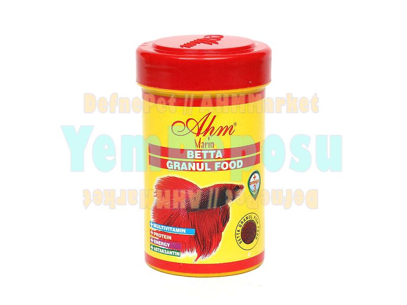 AHM BETTA GRANUL FOOD BETA BALIK YEMİ 100 ML KUTU