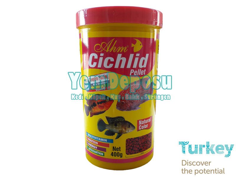 AHM CİCHLİD PELLET 250 ML KUTU