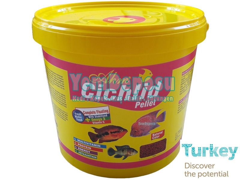 AHM CİCHLİD PELLET KOVA 3 KG