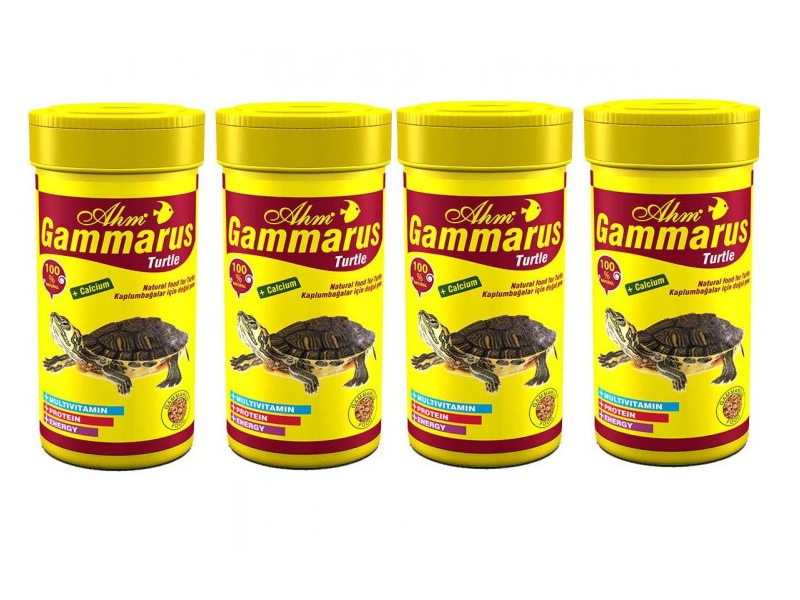 AHM GAMMARUS TURTLE KAPLUMBAĞA YEMİ 4 X 250ML KUTU