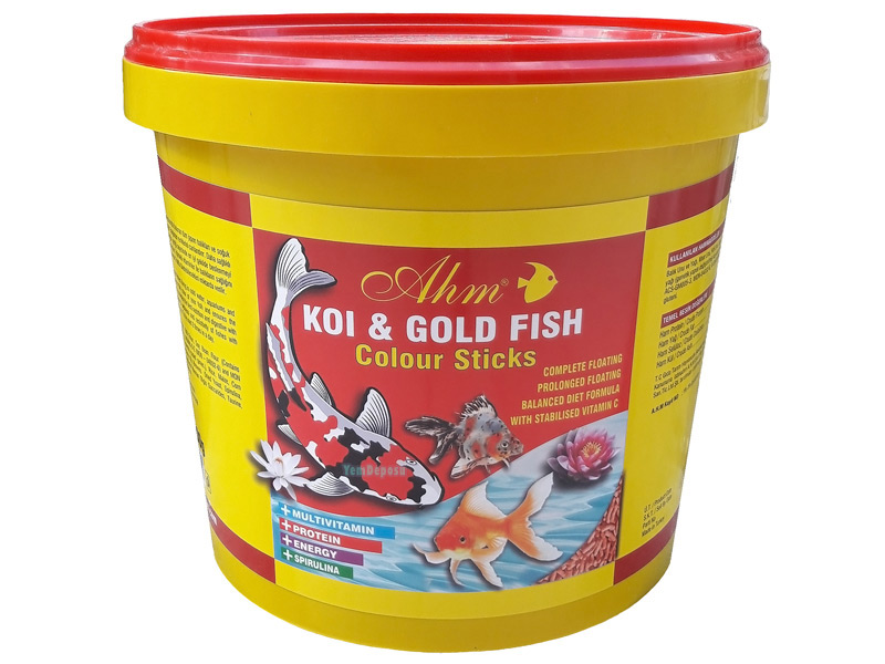 AHM KOI & GOLD FISH COLOUR STICKS 1500 GR KOVA