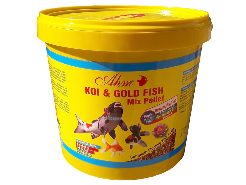 AHM GOLD FİSH MİX PELLET 6 X 2 KG KOVA