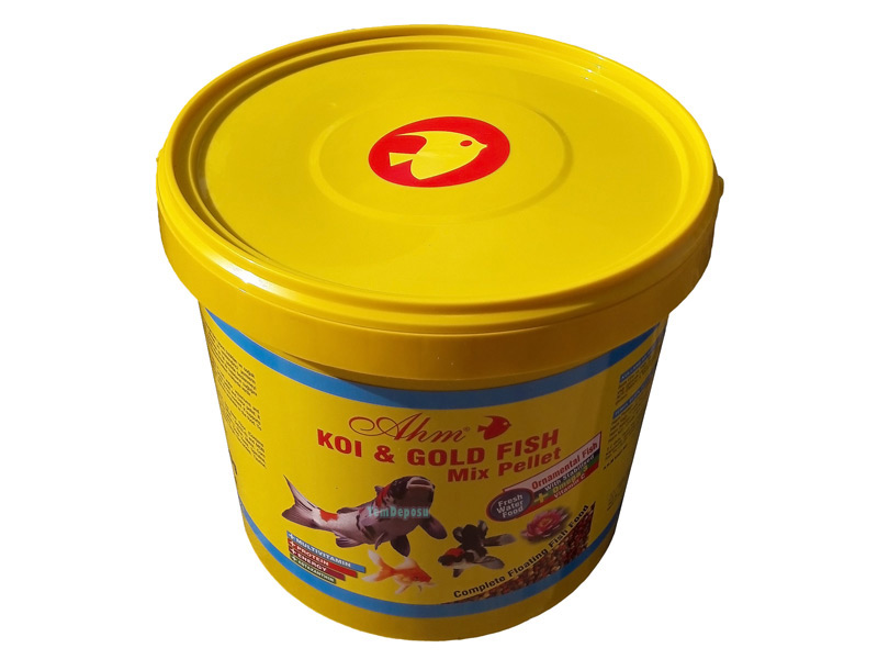 AHM KOİ GOLD FİSH MIX PELLET 2 KG KOVA