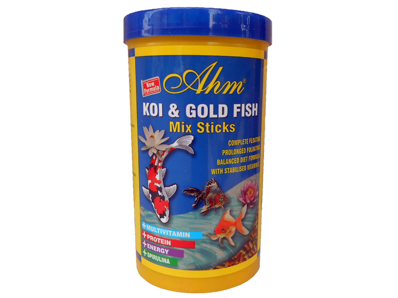 KOI GOLD FISH MIX STICKS 1000 ML JAPON BALIK YEMİ