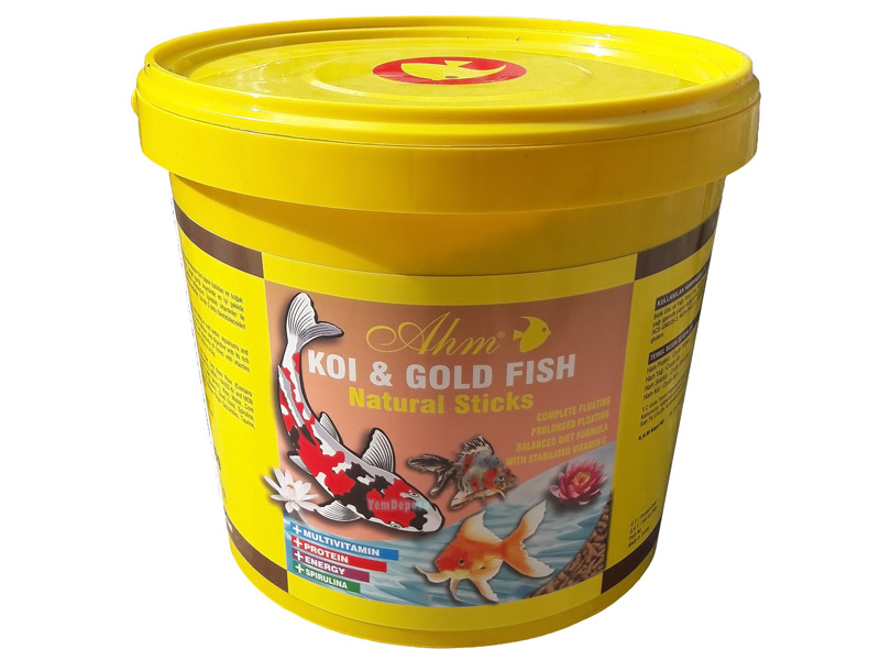 AHM KOİ GOLD FİSH NATURAL STİCKS 1500 GR KOVA