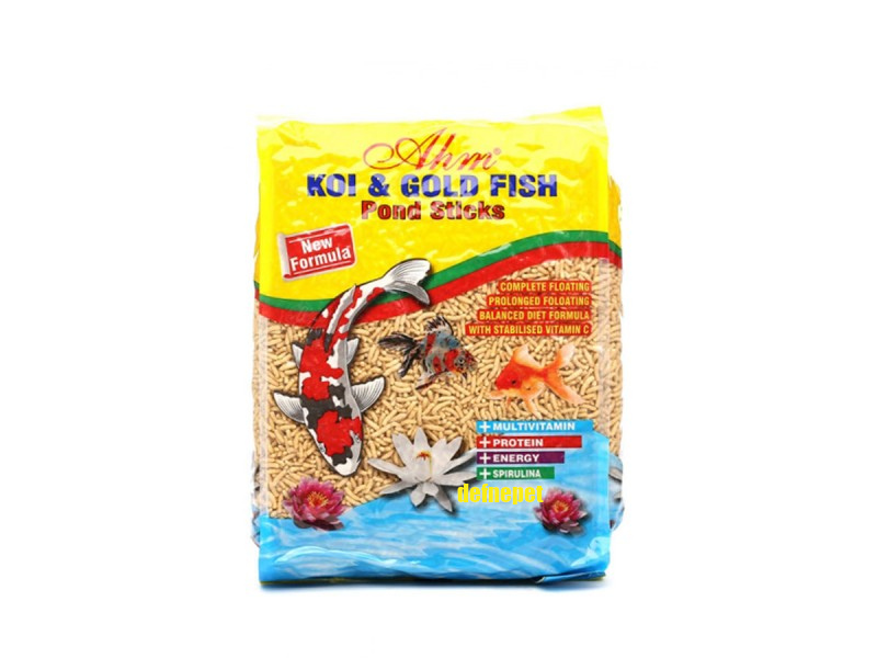 AHM KOİ GOLD FİSH NATURAL POND STİCKS 1 KG POŞET