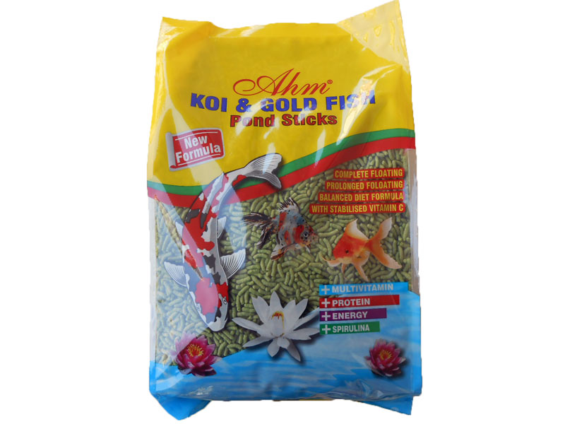 AHM KOİ GOLD FİSH NATURAL POND STİCKS 3 X 1 KG POŞET