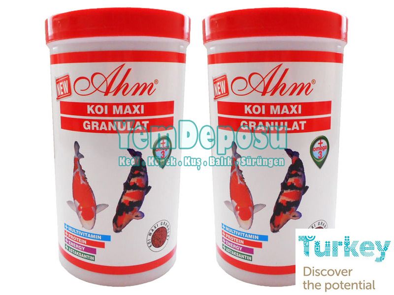 AHM KOİ MAXİ GRANULAT 2 X 1000 ML KUTU