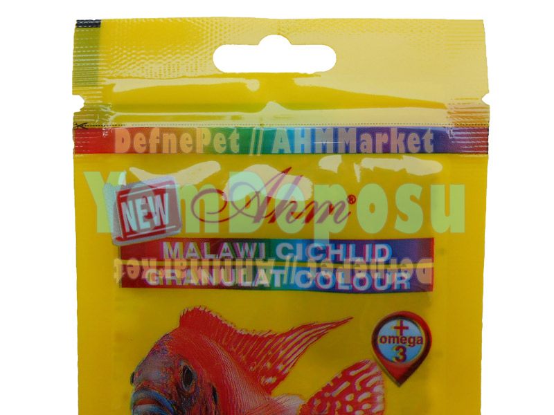 AHM MALAWİ CİCHLİD GRANULAT COLOUR 15 GR POŞET