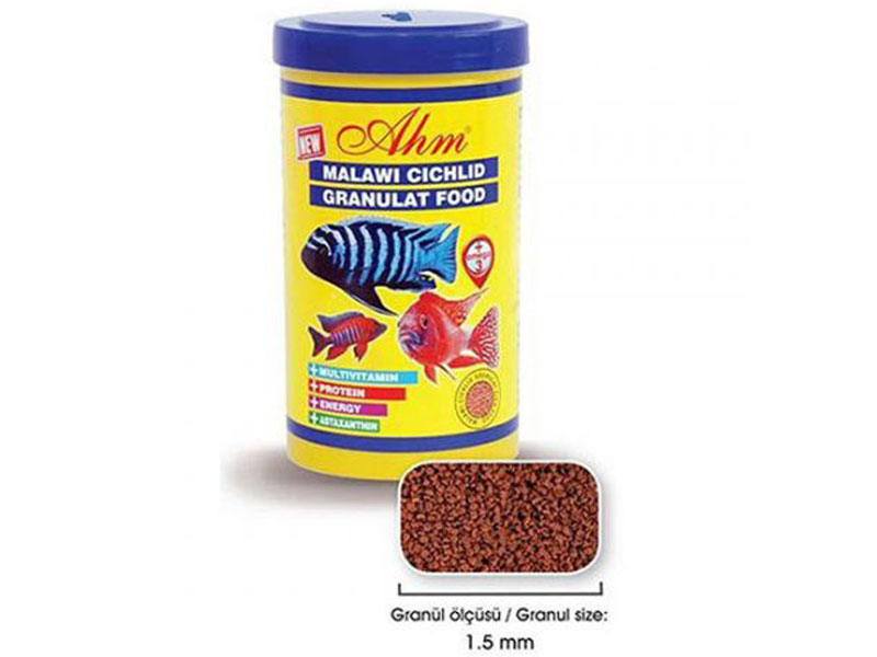 AHM MALAWI CICHLID GRANULAT 500 GR AÇIK