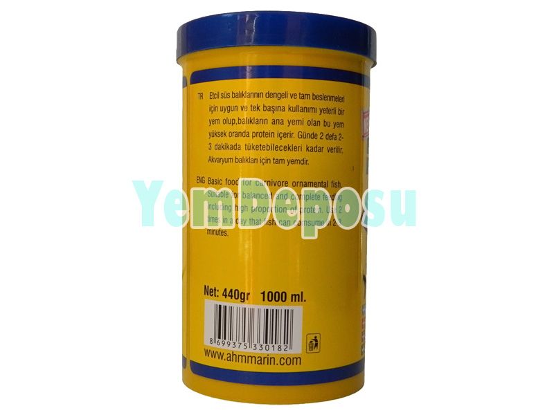 AHM MALAWİ CICHLID GRANULAT 1000 ML KUTU