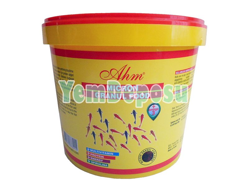 AHM MİCRON GRANUL FOOD YAVRU BALIK BÜYÜTME YEMİ 1 KG