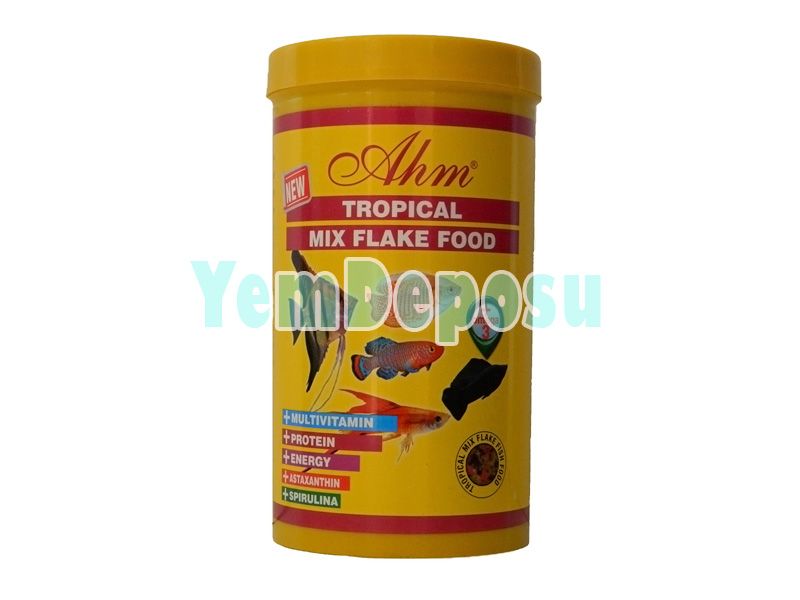 AHM TROPİCAL MİX FLAKE 250 ML KUTU