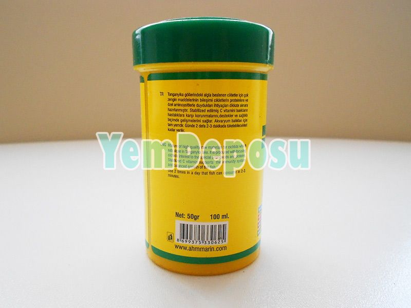 AHM TANGANYİKA GREEN BALIK YEMİ 100 ML KUTU KAMPANYA