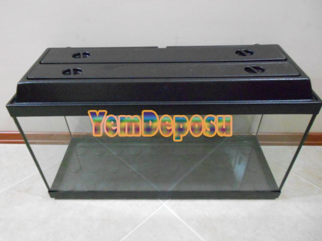 80 CM PLASTİK KAPAK AKVARYUM SETİ