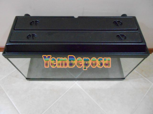 80 CM PLASTİK KAPAK AKVARYUM SETİ