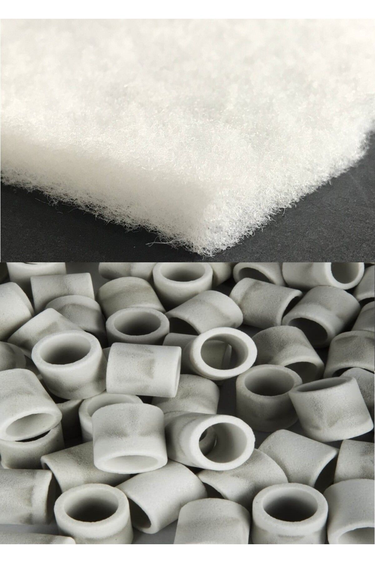 Soffice Akvaryum 120gr Silikonsuz Filtre Elyafı 34x300cm, Sera Siporax 100gr Kutudan Bölme Filesiz