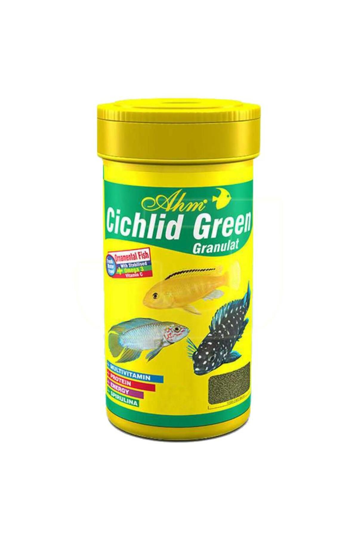 Amore Cichlid Mix Granules 1000ml, Ahm Cichlid Green Granulat 250ml Akvaryum Balik Yemi