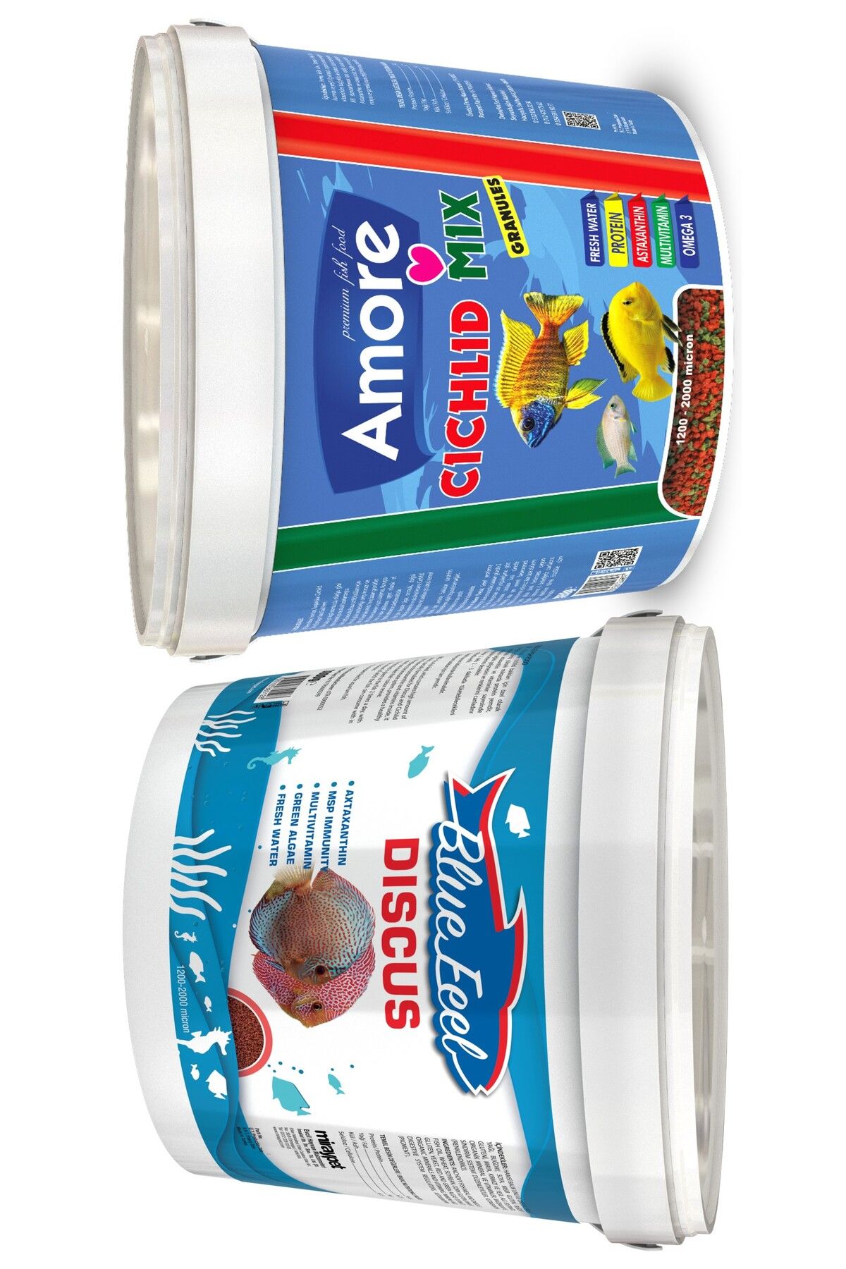Cichlid Mix Granules 3kg Kova, BlueFeel Discus 3kg Kova Akvaryum Balık Yemi