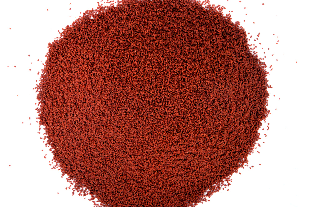 Amore Cichlid Red Granules 1000 ml ve Lotus Ciklet Colour Chips 250 ml Akvaryum Balık Yemi