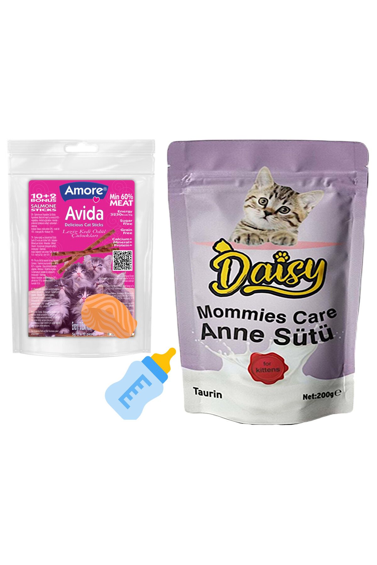 Daisy Mommies Care Anne Sutu, Biberon, Avida 12li Balik Sticks Odul