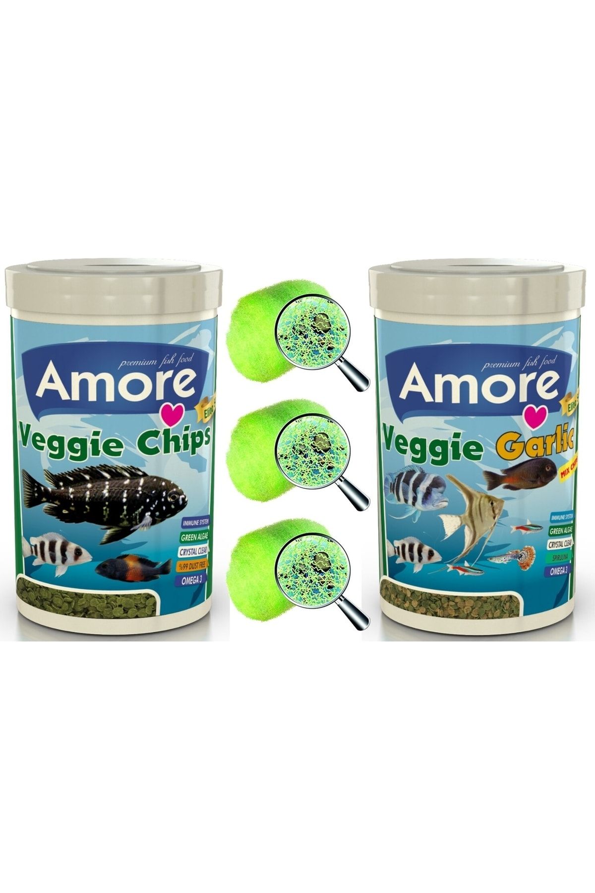 AMORE Elite Veggie Green Chips, Veggie Garlic Pro 250ml