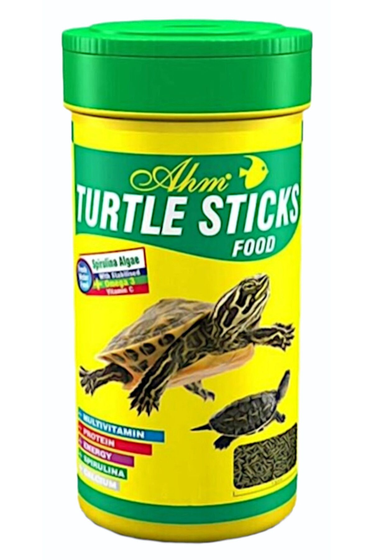 Amore Gamarus Turtle 250ml, Calcium Sticks 250ml,AHM Su Kaplumbağası Yüzen Yemi, Tantivit-T