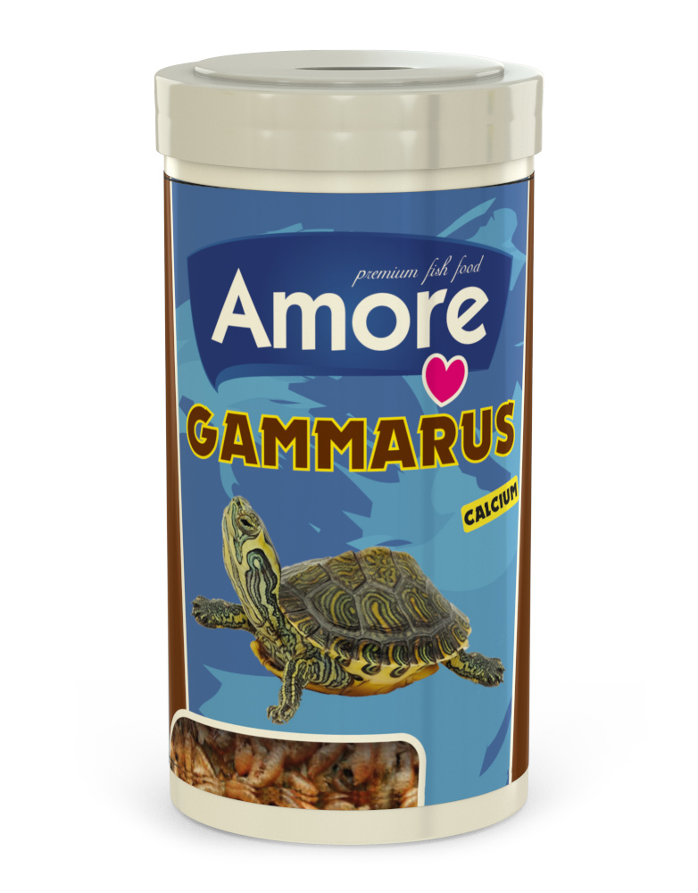Amore Gammarus Turtle 250 ml + AHM Gamarus 250 ml Kutu Kaplumbağa Sürüngen Yemi