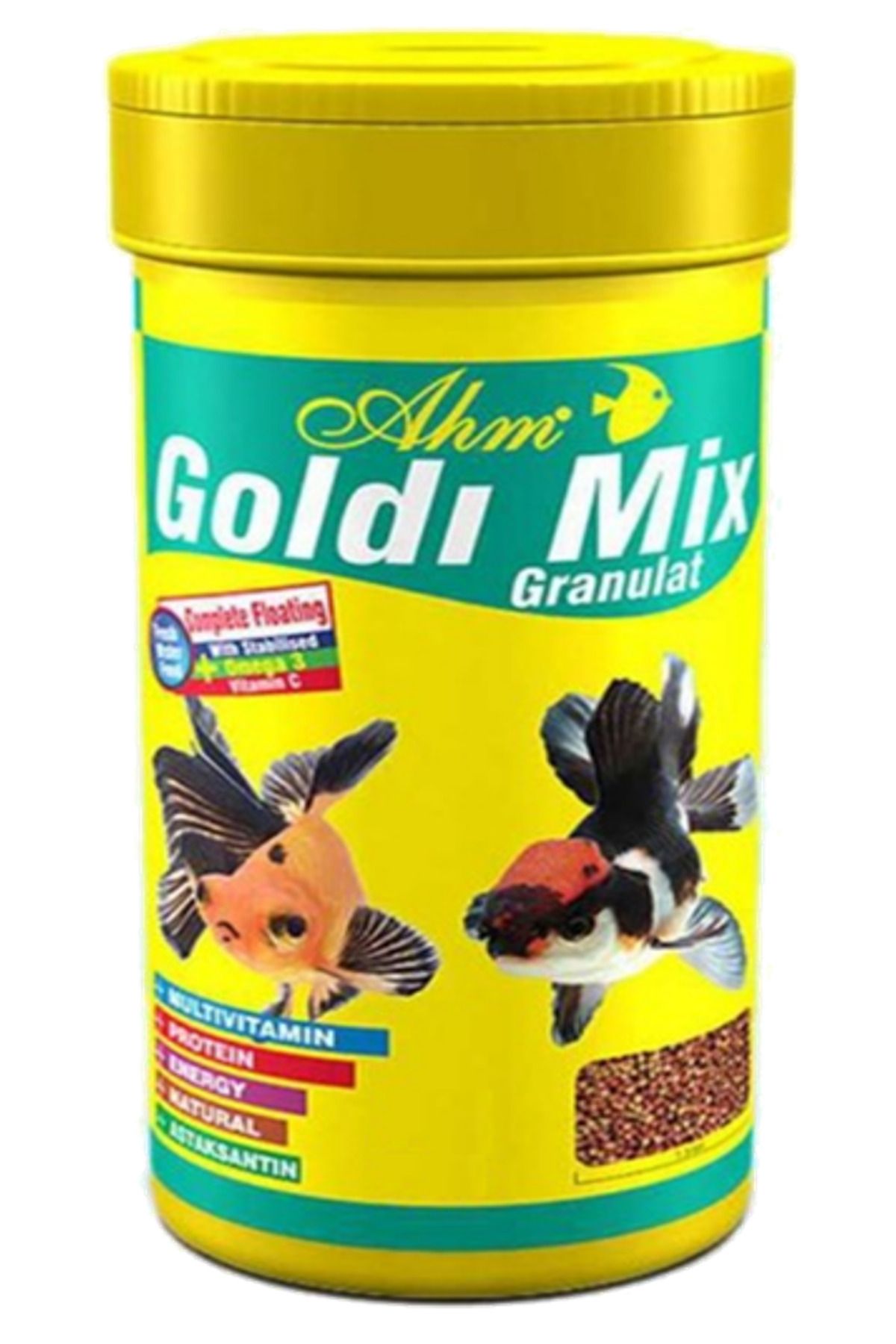 Amore Goldy Mix %37 Protein 250 gr Easy-Fill-Pack ve 1000 ml Box AHM Gold Mix Japon Balik Yemi