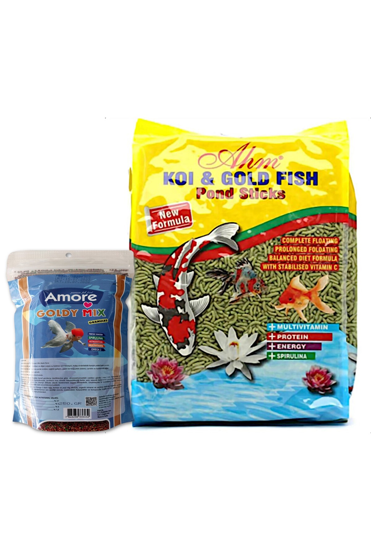 Amore Goldy Mix %37 Protein 250 Gr Kajero Japon Ve 1 Kg Ahm Green Pond Sticks Poset Balik Yemi