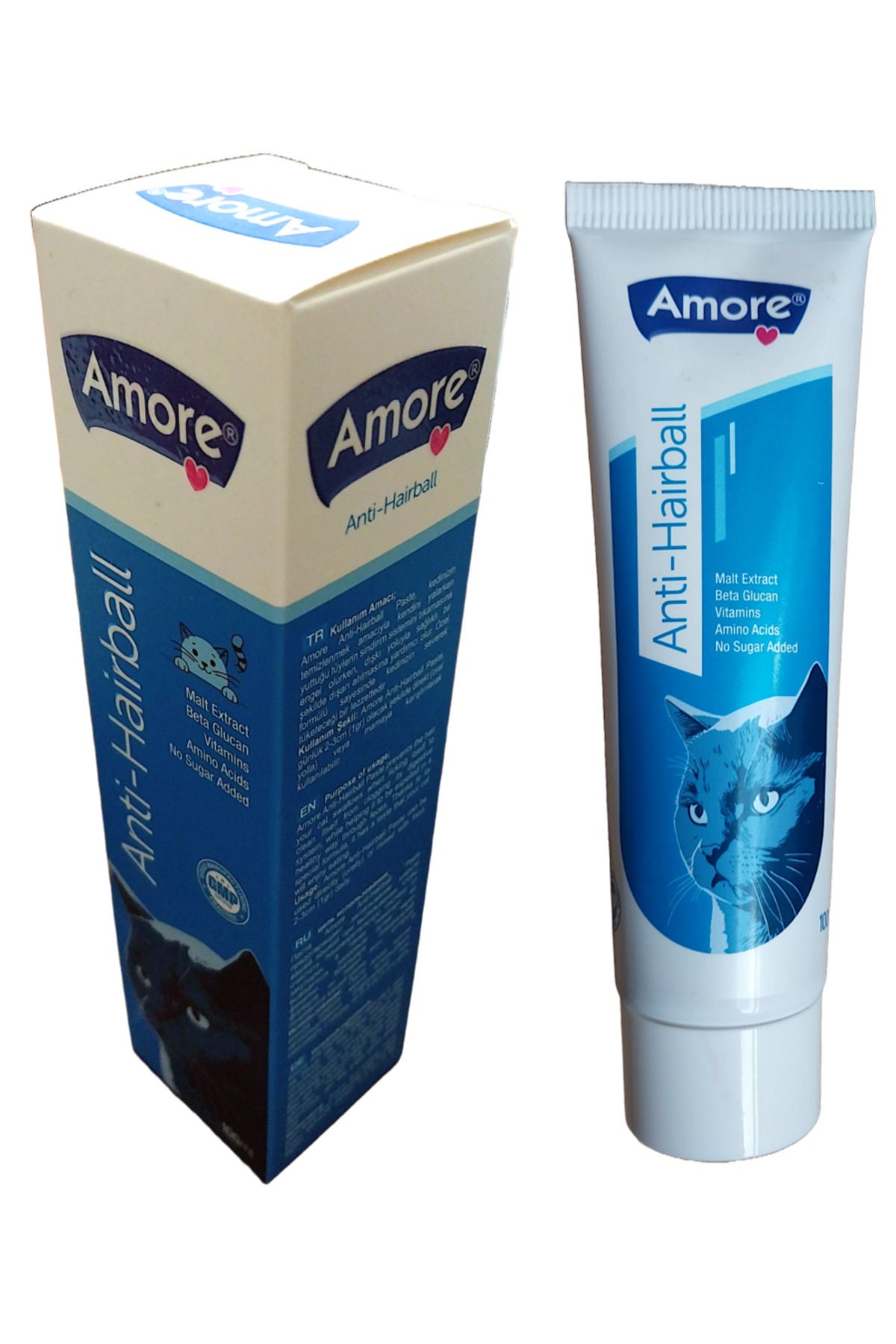 Amore Kedi Tüy Yumağı Önleyici Malt 100ml, Multivitamin Paste 100ml, Maxisol Yavru Kedi Süt Tozu 200gr