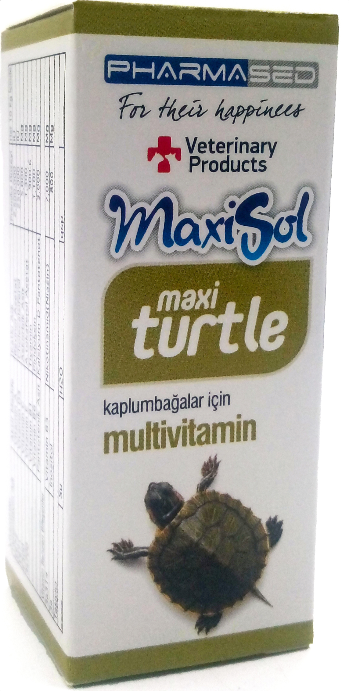 Amore Turtle Green Sticks 250ml + 100ml Kutu Kaplumbağa Yemi ve 30cc MaxiTurtle Multivitamin