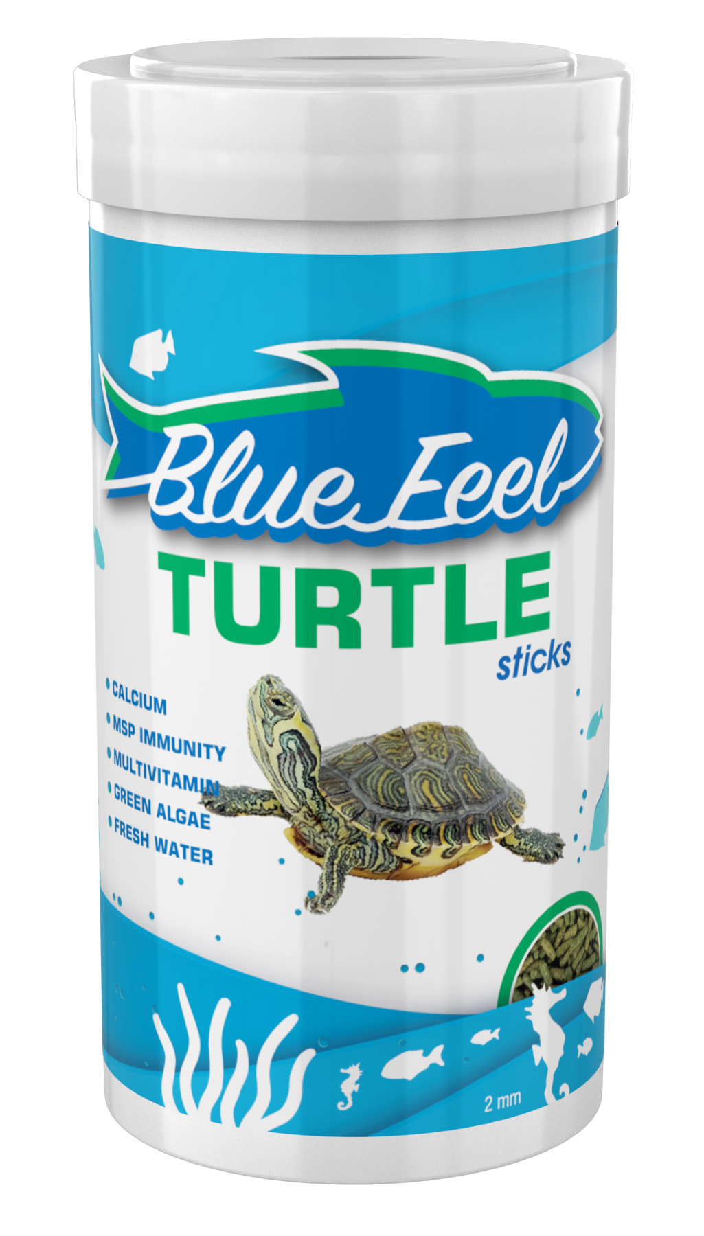 Amore Turtle Sticks 1000ml + BlueFeel Turtle 250ml Kutu Kaplumbağa Yemi