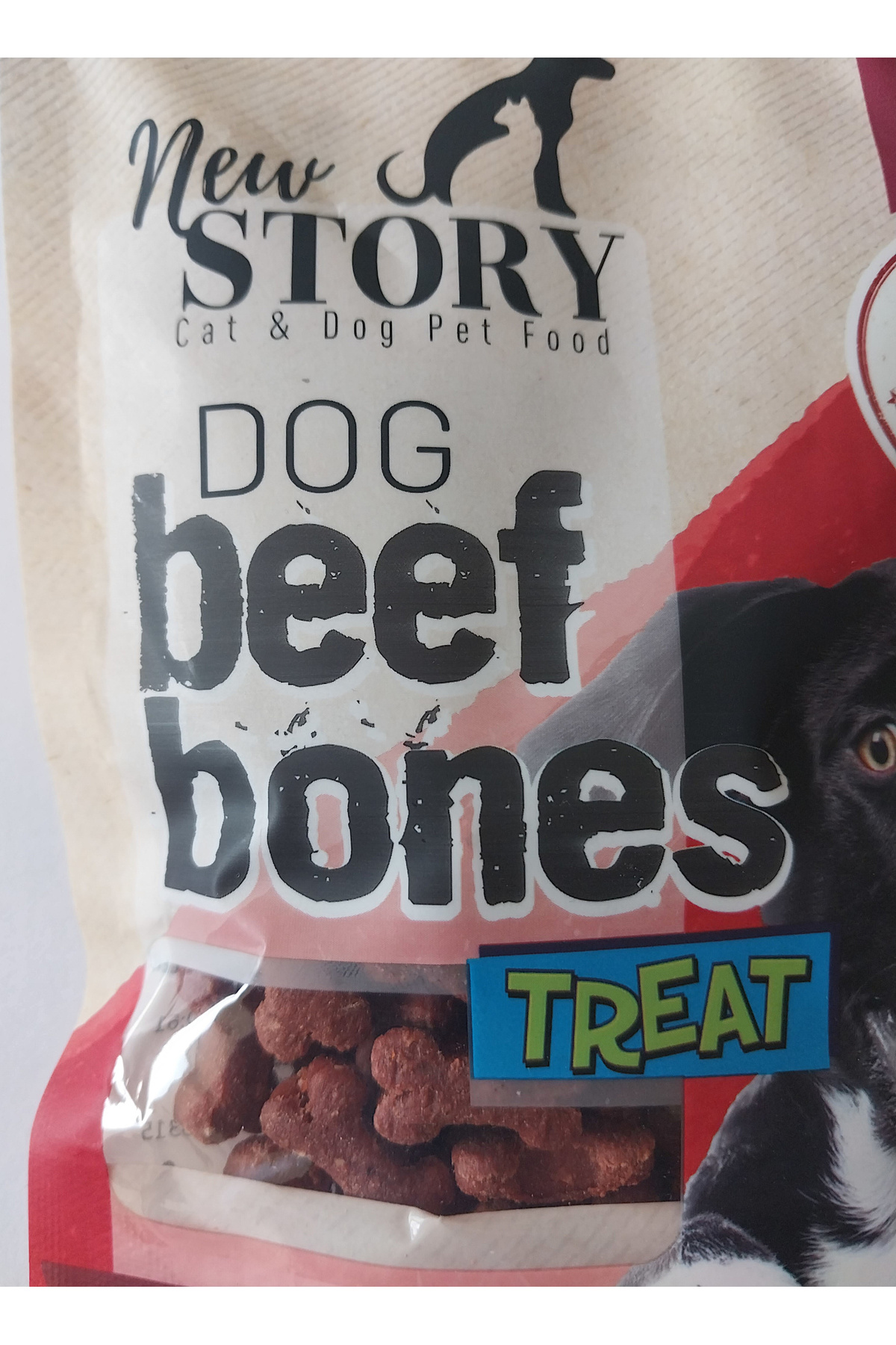 Yetiskin Kuzu Parca Etli Kopek Konservesi 2li, New Story Dog Beef Bones Sigir Etli 6x80gr Yumusak Odul Mamasi