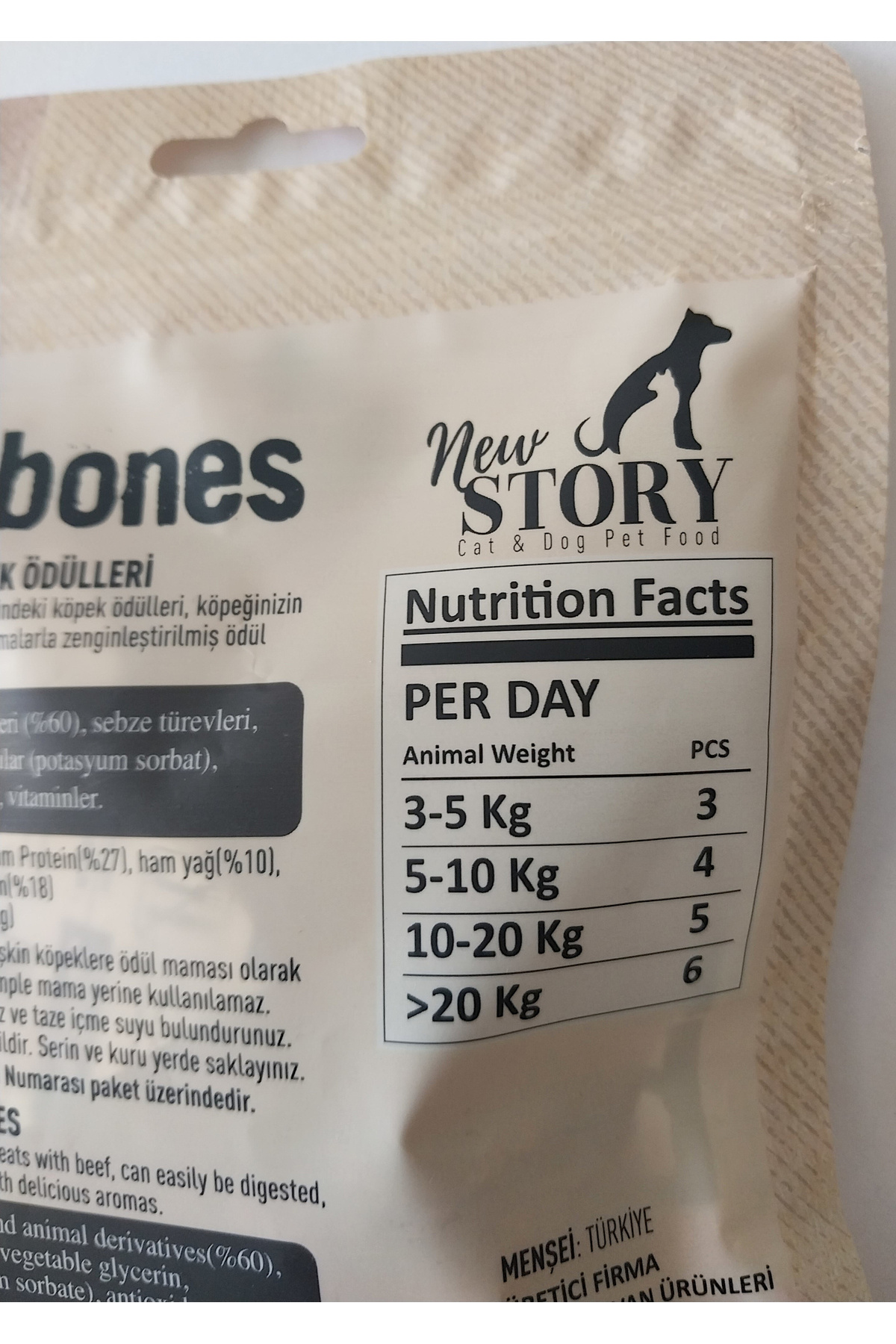 Yetiskin Kuzu Parca Etli Kopek Konservesi 2li, New Story Dog Beef Bones Sigir Etli 6x80gr Yumusak Odul Mamasi