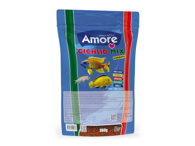 Amore Cichlid Mix Granules 860 Gr