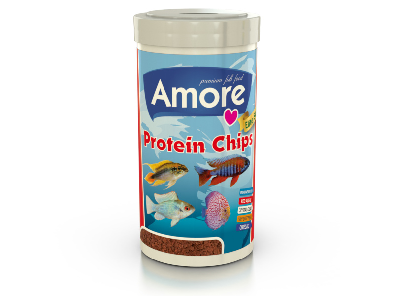 Amore Proteın Chıps 250ml Red Algae Clear ımmune Protect Omega-3 Pro Crisps Balık Yemi