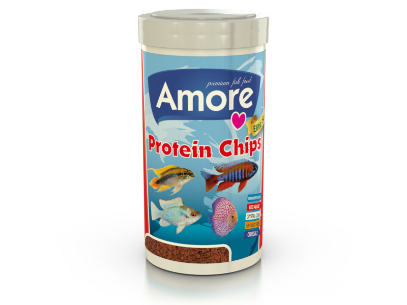 PROTEIN CHIPS 1000ML RED ALGAE CLEAR IMMUNE PROTECT OMEGA-3 PRO CRİSPS BALIK YEMİ