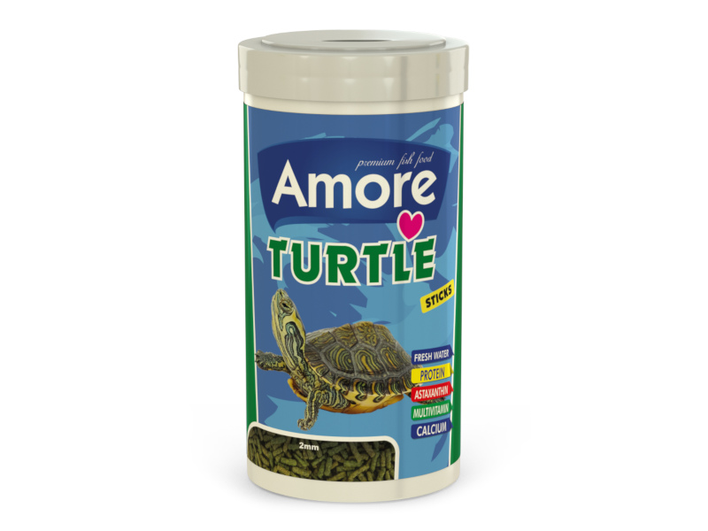 Amore Turtle Stıcks 250 Ml Sürüngen Ve Kaplumbağa Yemi