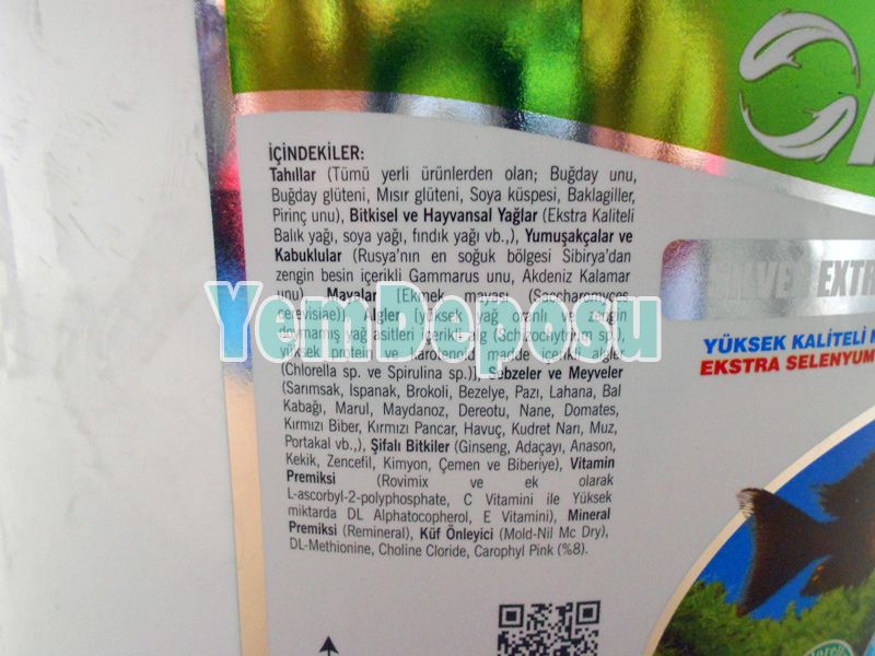 ART AKUA SILVER EXTRA BİTKİSEL ANAÇ YEMİ 250 GR