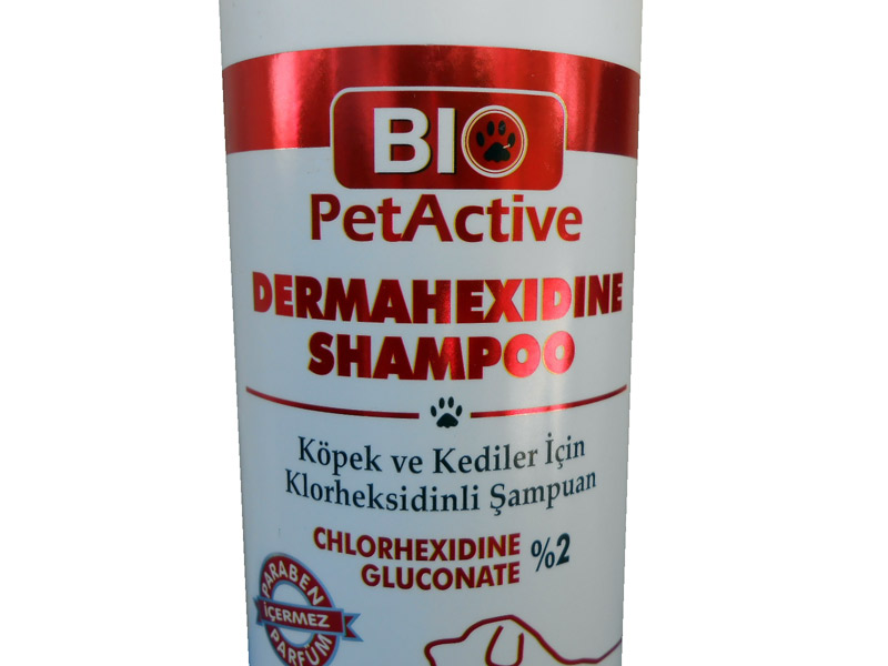 DERMAHEXIDINE KLORHEKSİDİN SHAMPOO KEDİ KÖPEK ŞAMPUANI 250 ML