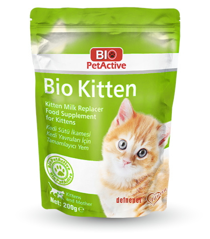 BİO PETACTİVE YAVRU KEDİ SÜT TOZU KITTEN MILK POWDER 200 GR