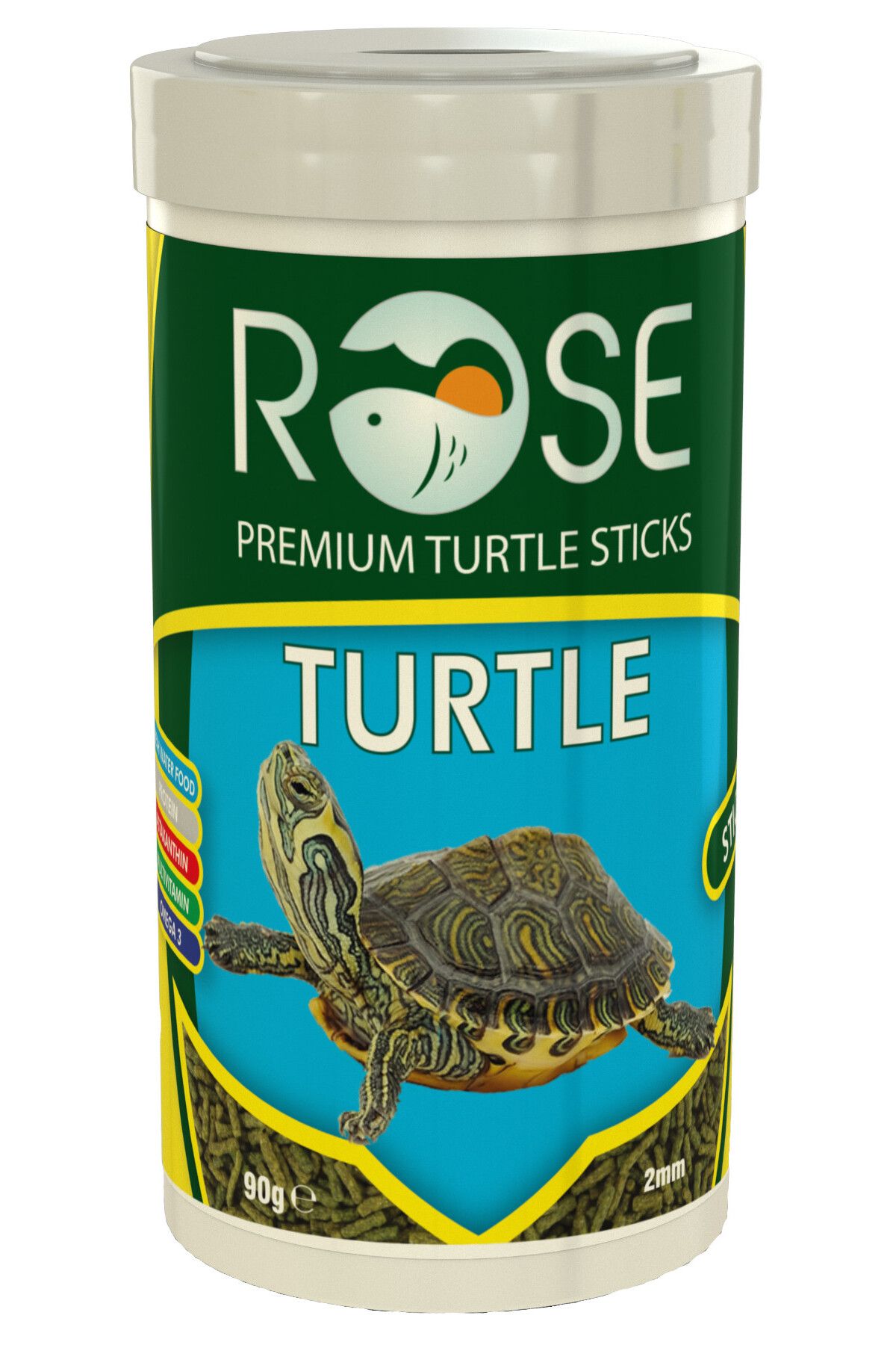 Bonisa Su Kaplumbağası 100ml Stick Yemi, Rose Turtle 100ml, Tantivit-30cc