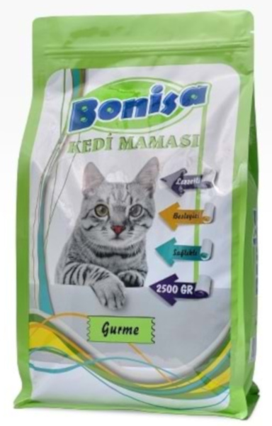 Bonisa Gurme Kedi Maması 2.5 Kg