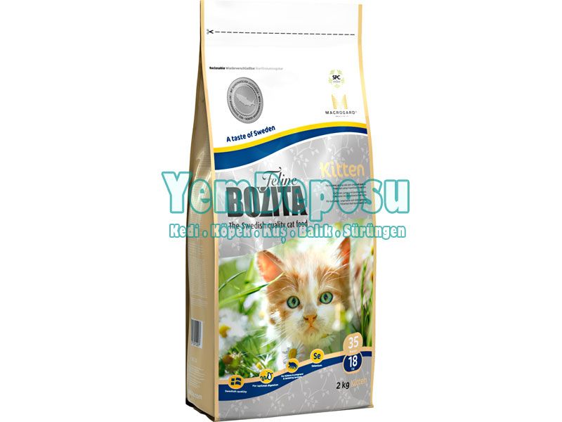 BOZITA FELINE KITTEN YAVRU KEDİ MAMASI 2 KG
