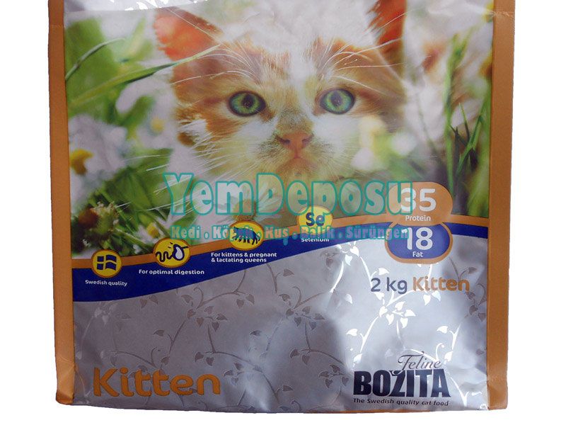 BOZITA FELINE KITTEN YAVRU KEDİ MAMASI 2 KG